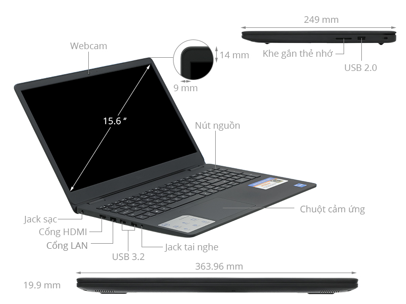 Dell Inspiron 15 3000 (3511)-Thế hệ mới -Khởi đầu mới