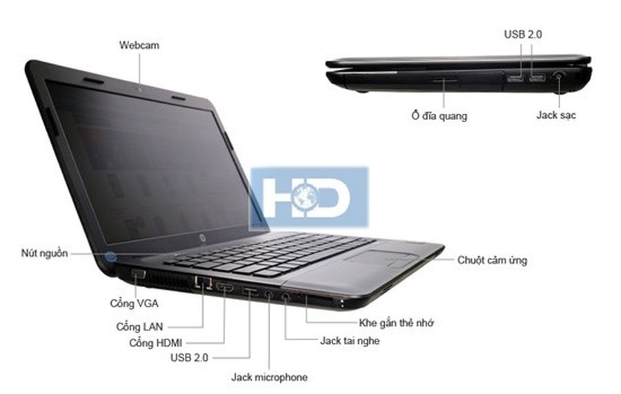 HP 450 - Laptop giá rẻ, cấu hình phải chăng