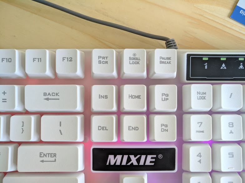 bộ bàn phím chuột giả cơ Mixie X90A