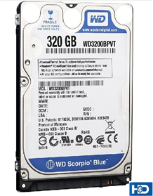 Ổ cứng laptop HDD 320GB