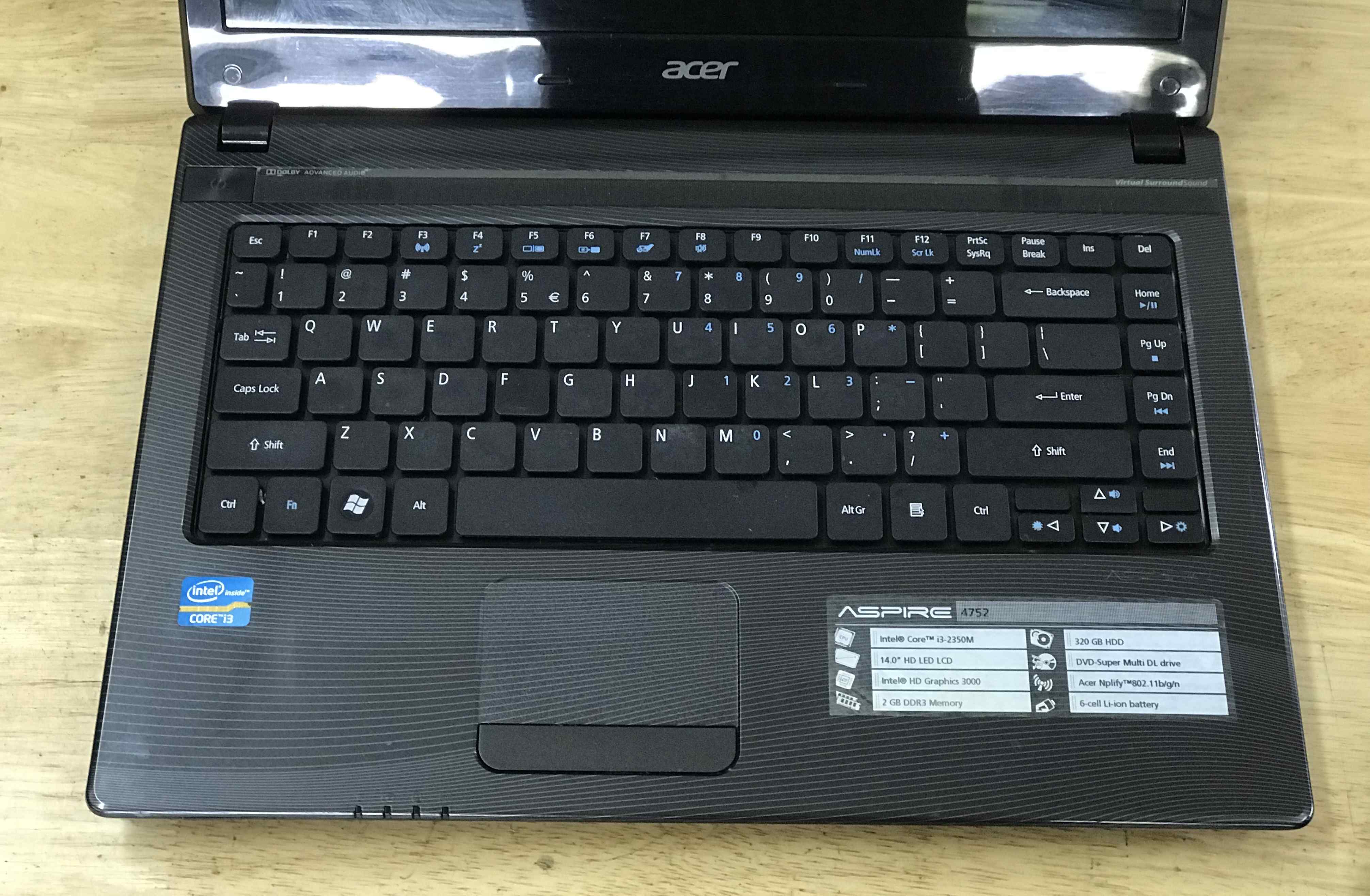 bán laptop cũ acer 4752