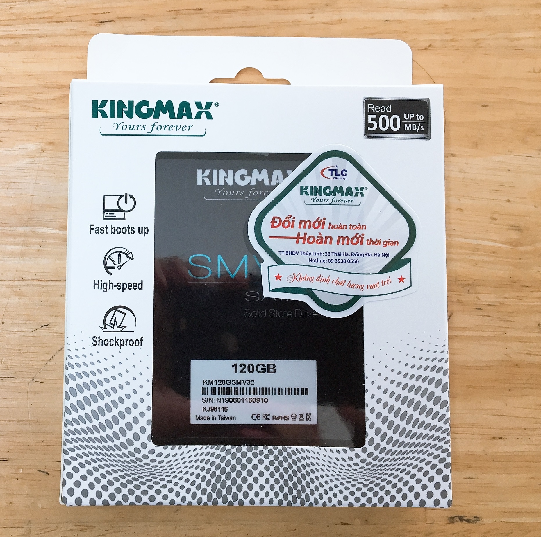ổ cứng SSD kingmax 120GB