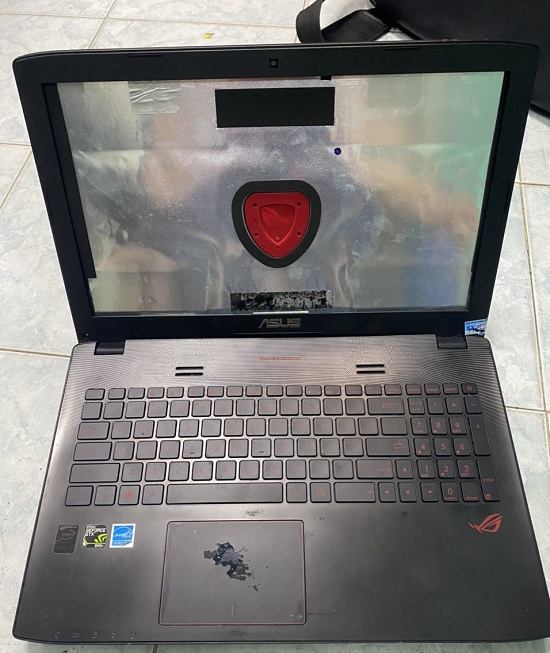 Thay vỏ laptop asus cũ gl552