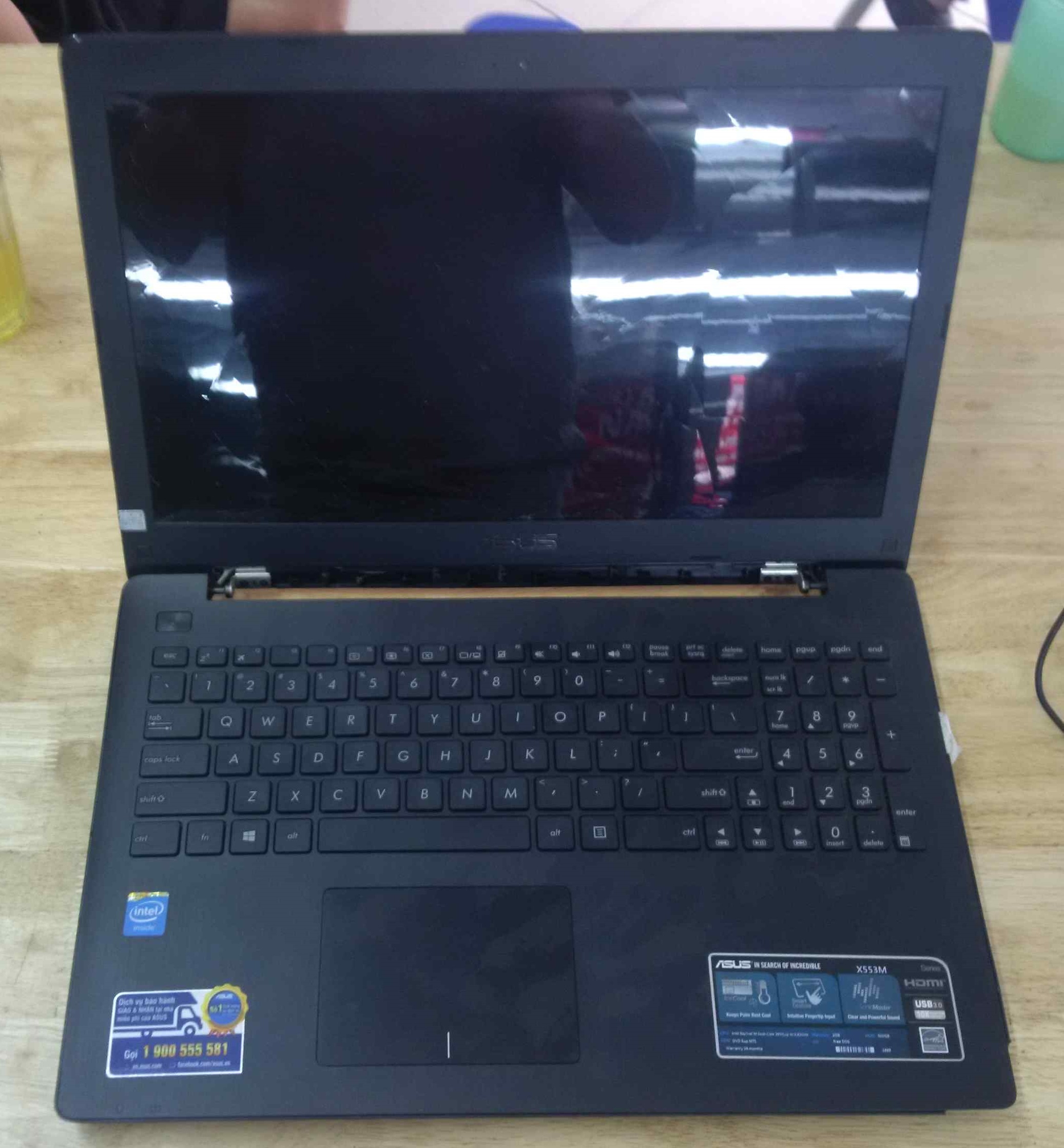 vỏ laptop asus x553 cũ